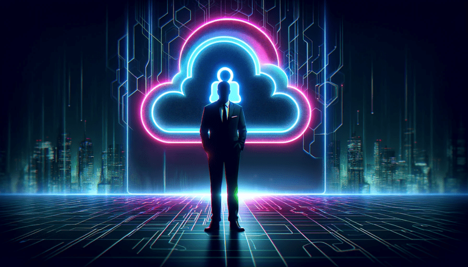 A digital representation of Cybersecurity Solutions with a focus on empowering businesses.